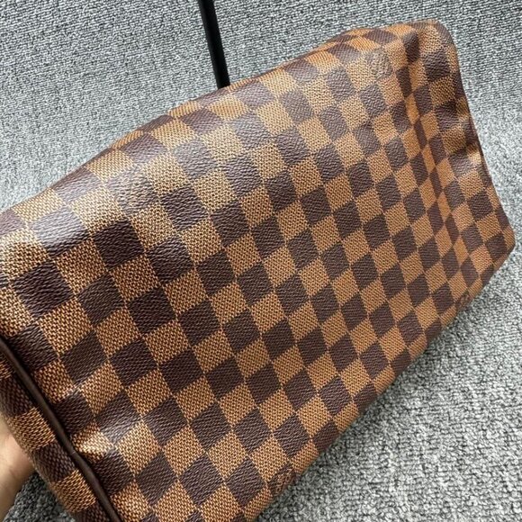 Louis Vuitton Speedy 30 Damier Ebene Canvas Tote 775-071525 - Picture 6 of 15